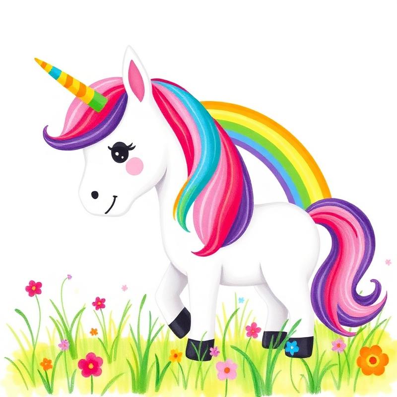 Unicorn Dreams original painting by Pixel